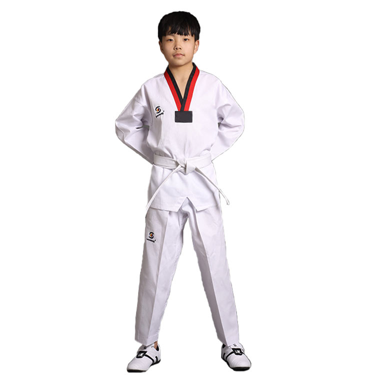 Uniforme de taekwondo 100% algodón