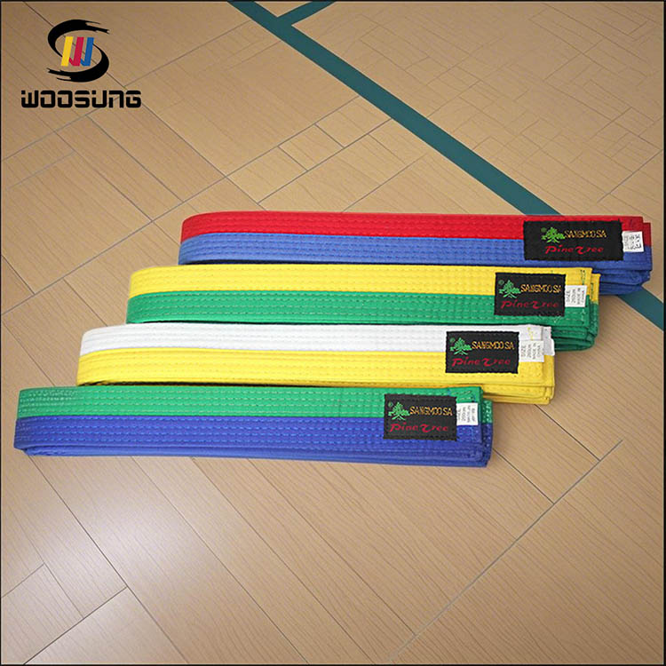 Taekwondo Cinturón de doble color